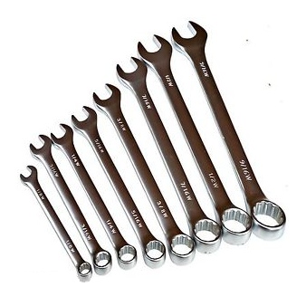 A set of Whitworth wrenches